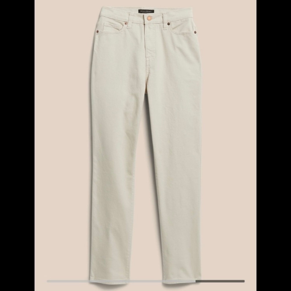 Banana Republic High Waist Straight Jeans